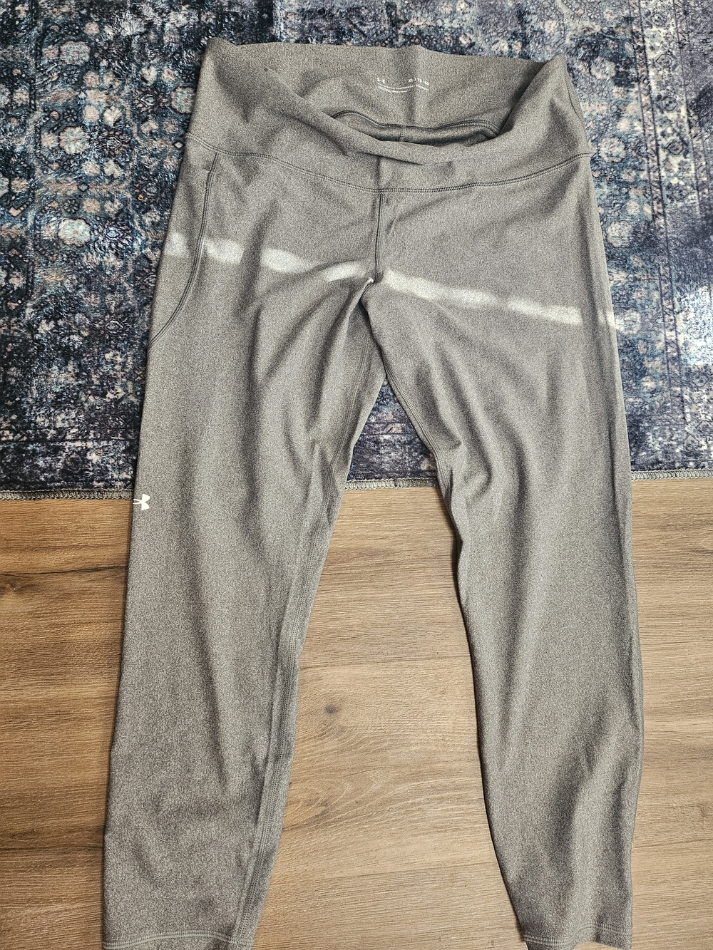 Womens Under Armour Gray Performance Leggings